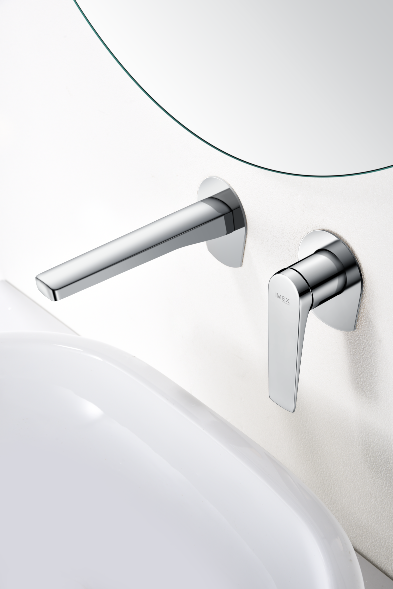 Grifo lavabo monomando empotrado Delos